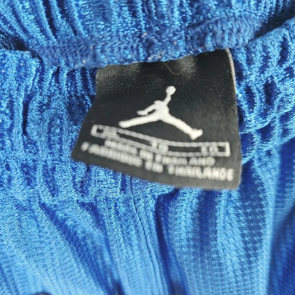 Jordan Brand Mens Royal Blue Mesh Basketball Shorts Jumpman Logo Size XL